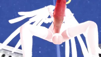 3D MMD Futanari Pole Dance