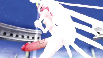 3D MMD Futanari Pole Dance