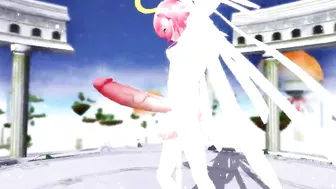 3D MMD Futanari Pole Dance