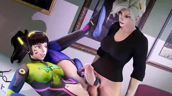 D.Va Pounded By Futa Mercy