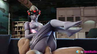 Widowmaker's Anal ASMR (3d animation with sounds) overwatch