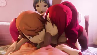 Persona 3 FFFM Foursome (Animation With Sound)