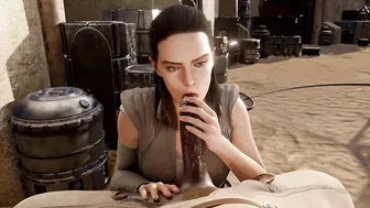 Rey Works For Her Daily Ration