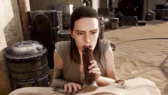 Rey Works For Her Daily Ration