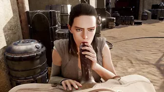 Rey Works For Her Daily Ration