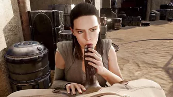 Rey Works For Her Daily Ration