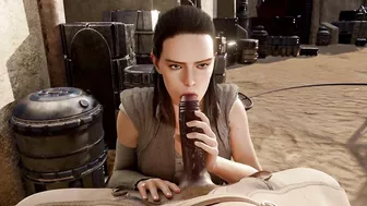 Rey Works For Her Daily Ration