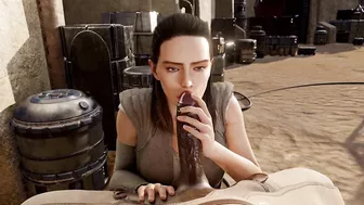 Rey Works For Her Daily Ration