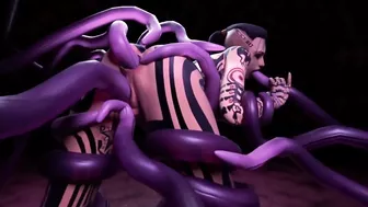 Lady Gets Railed By Tentacles