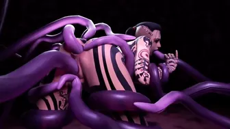 Lady Gets Railed By Tentacles