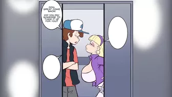 Dipper Pines & Pacifica Northwest Fuck In An Elevator