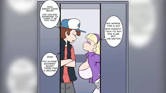 Dipper Pines & Pacifica Northwest Fuck In An Elevator