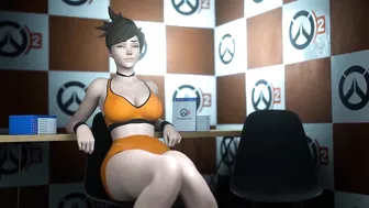 Tracer Selling Overwatch 2 (Animation With Sound)