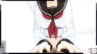 3D HENTAI POV schoolgirl rides your cock and does AHEGAO