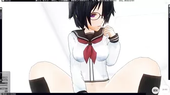 3D HENTAI POV schoolgirl rides your cock and does AHEGAO