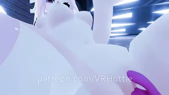 Slut Grinding With Lovense Has Shaking Orgasm Teasing Face Riding Dildo Ride VRChat POV Lap Dance