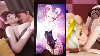 Tribute for Dva (Overwatch) Bunny suit, sop