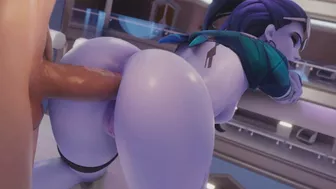 Widowmaker Anal Doggystyle (Animation With Sound)