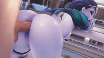 Widowmaker Anal Doggystyle (Animation With Sound)