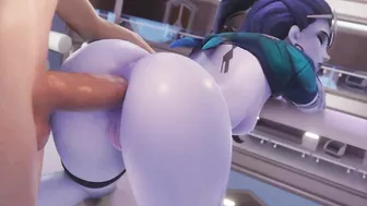 Widowmaker Anal Doggystyle (Animation With Sound)