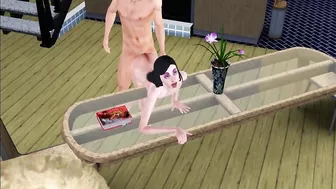 Fucked wife while mother-in-law on the table | sims 3 sex