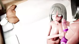 MMD R-18 Sexy Affair with a Futanari Girl