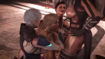 Cassie Sucks Off Sindel With A Little Help