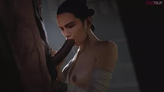 Rey Skywalker Sucks Finns Cock