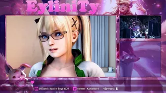 Streaming girl 3D parody - Face Cam Slut (Voice-Fr)