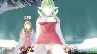 Fire Emblem Tiki rides Marth 3D