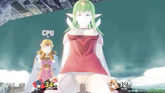 Fire Emblem Tiki rides Marth 3D