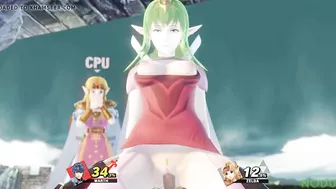 Fire Emblem Tiki rides Marth 3D