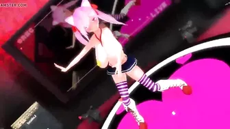 MMD large breasts appeal to dance