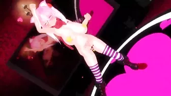 MMD Big tits bitch wants to straighten your cock