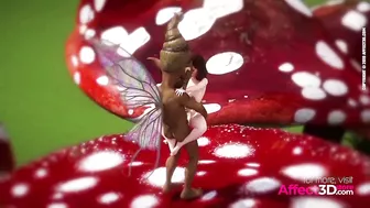 Big tits babe fucked by an elf in a fantasy 3D animation