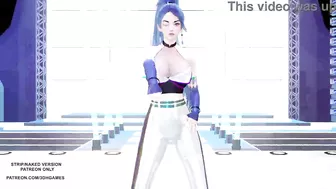 [MMD] Kep1er - Up! Ahri Seraphine Kaisa Hot Kpop Dance League Of Legends KDA AllOut