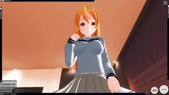 3D HENTAI POV A new high school student asked for my house