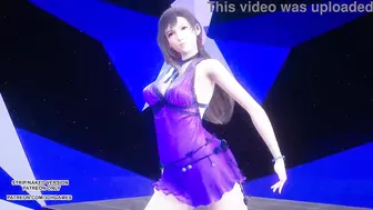 [MMD] TAEYEON - INVU Aerith Tifa Lockhart Hot Kpop Dance Final Fantasy Uncensored Hentai