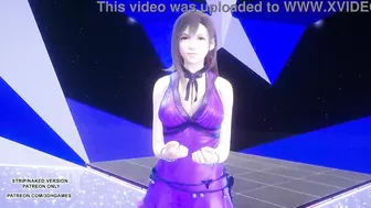 [MMD] TAEYEON - INVU Aerith Tifa Lockhart Hot Kpop Dance Final Fantasy Uncensored Hentai