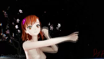 MMD R18 4k Misaka Mikoto - bikini and stockings - Paradinha - 1024