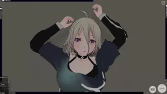 3D HENTAI Vocaloid IA agreed to fuck after the concert