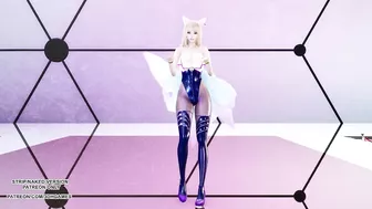 MMD CHUNG HA - PLAY KDA Ahri Sexy Kpop Dance League Of Legends Uncensored Hentai