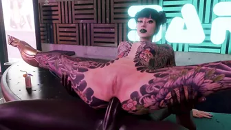 Cyberpunk 2077 - Clouds' Cheri Nowlin BBC Anal Service (Animation with Sound)