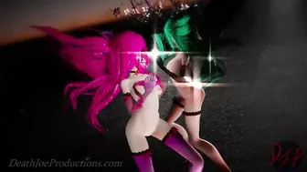 MMD R18 4k Mirror dance Yamakaze - Lupin 1032