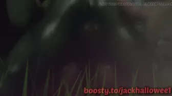 HENTAI Goblin fucks a girl with a huge ass