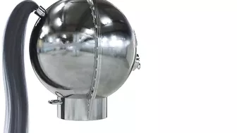 Stainless Steel Helmet 3D BDSM Animation