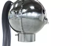 Stainless Steel Helmet 3D BDSM Animation