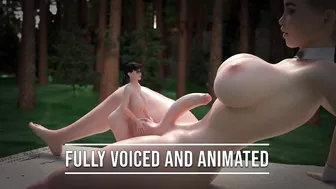 Fantasy futa animation with big tits babes