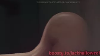 3D HENTAI Black Guy fucks a girl with a huge ass