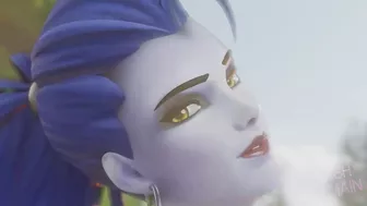 Overwatch - Widowmaker Threesome Anal Creampie Squirt 3d Hentai - by RashNemain